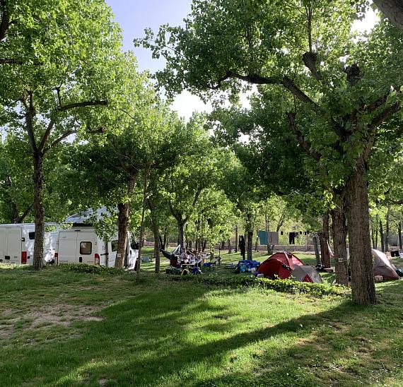 Pitches at Camping El Puente