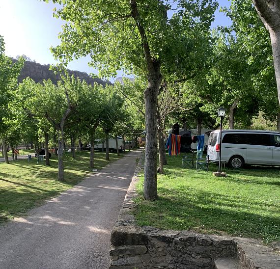Pitches at Camping El Puente