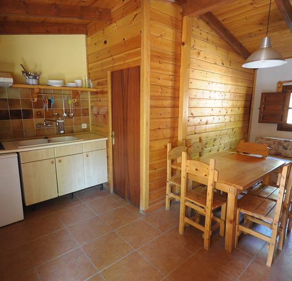 Bungalows op Camping El Puente