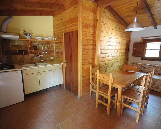 Bungalows op Camping El Puente