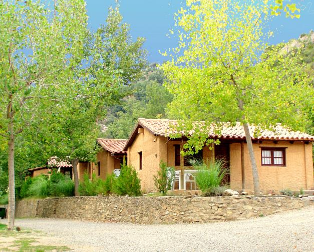 Bungalows op Camping El Puente